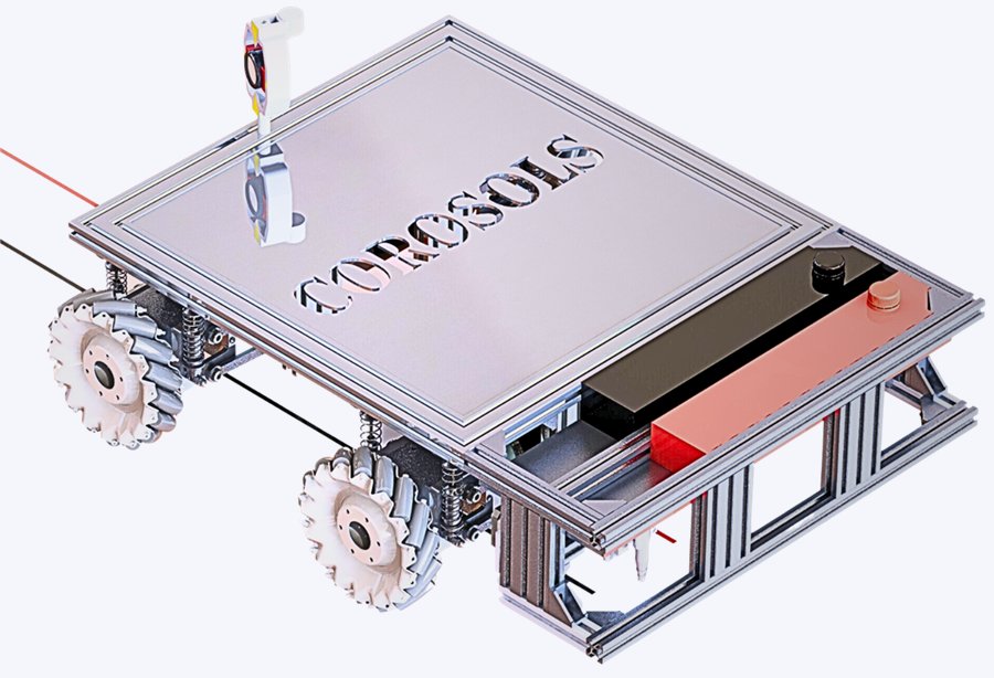 Render of the COROSOLS layout-tracing robot.